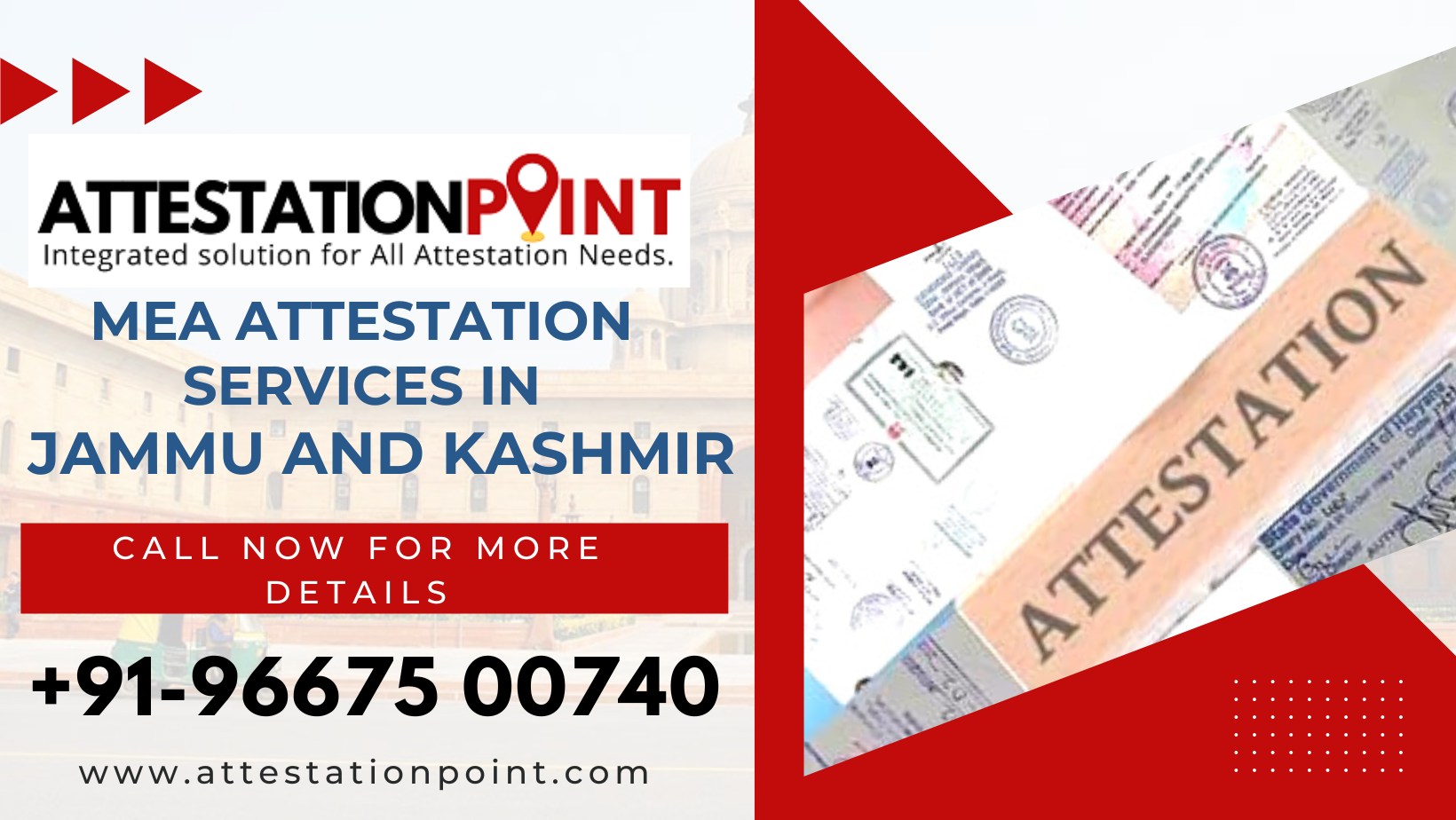 MEA Attestation Services in Jammu and kashmir