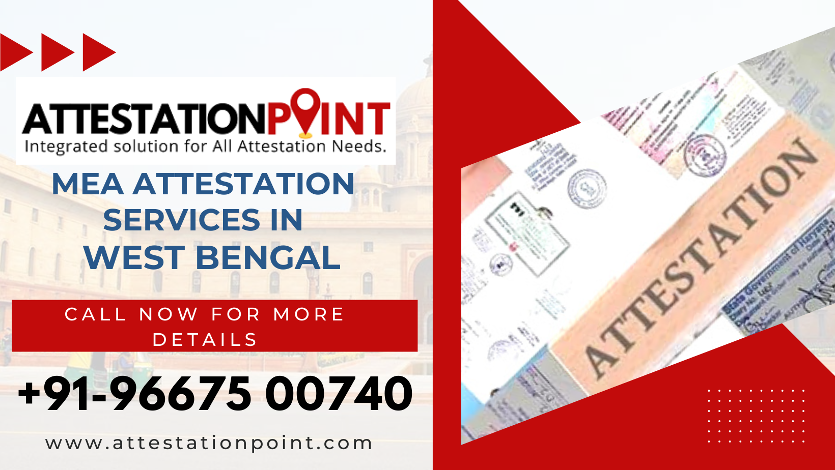 MEA Attestation Services in West Bengal
