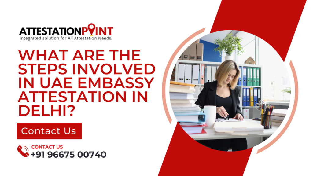 What Are the Steps Involved in UAE Embassy Attestation in Delhi?